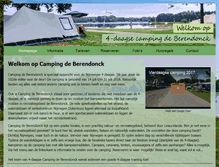 Tablet Screenshot of campingdeberendonck.nl
